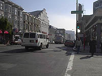 Polk Street looking South from the corner of Sacramento and Polk